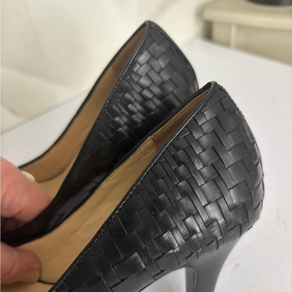 Cole Haan black woven heels - Picture 14 of 15